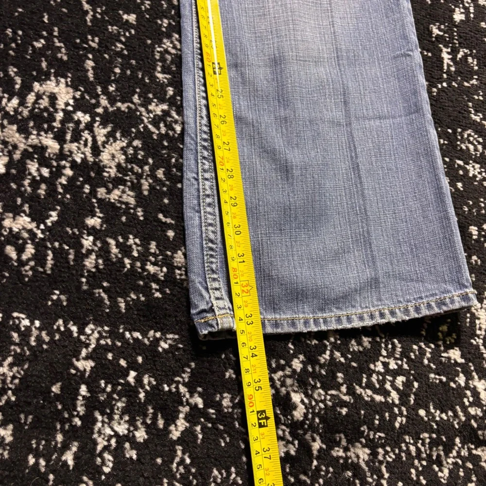 US Polo Assn Heritage Mens Baggy Skater Jeans Light Wash Y2K Denim 33x34